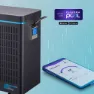 Gre Accessories 75 M³ 230 V Ø50mm 13kw Inverter-wärmepumpe, Black, 75m³