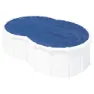Gre Accessories Abdeckung Für Ovale Pools Refurbished, Blue, 910 x 460cm