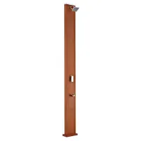 Gre Accessories Aluminium Quadratische Solardusche Mit Holzoptik Gre Accessories Aluminium Quadratische Solardusche Mit Holzoptik