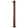 Gre Accessories Aluminium Runde Solardusche, Brown, 32L