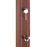 Gre Accessories Aluminium Runde Solardusche, Brown, 32L