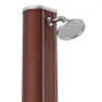 Gre Accessories Aluminium Runde Solardusche, Brown, 32L