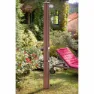 Gre Accessories Aluminium Runde Solardusche, Brown, 32L
