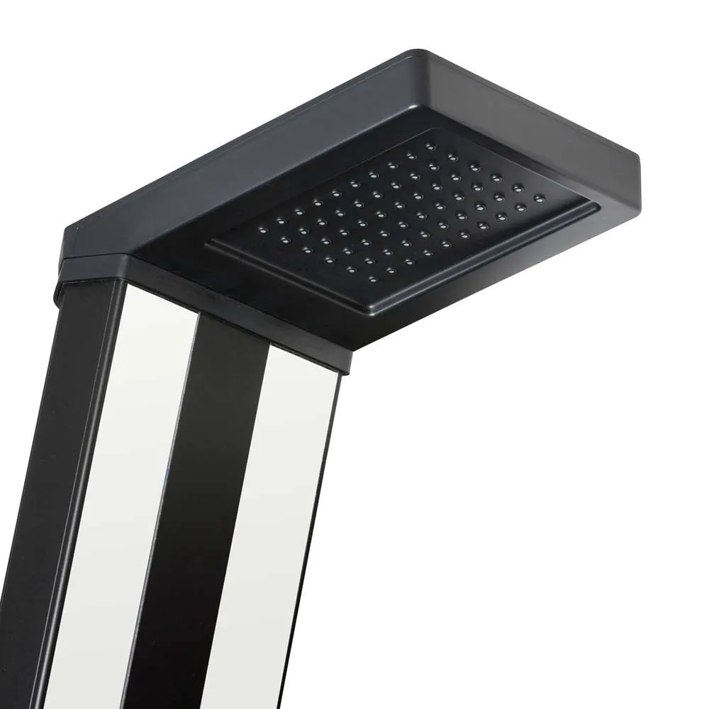 Gre Accessories Aluminium Solardusche 38l, Silver / black, One Size Gre Accessories Aluminium Solardusche 38l, Silver / black, One Size