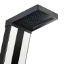 Gre Accessories Aluminium Solardusche 38l, Silver / black, One Size
