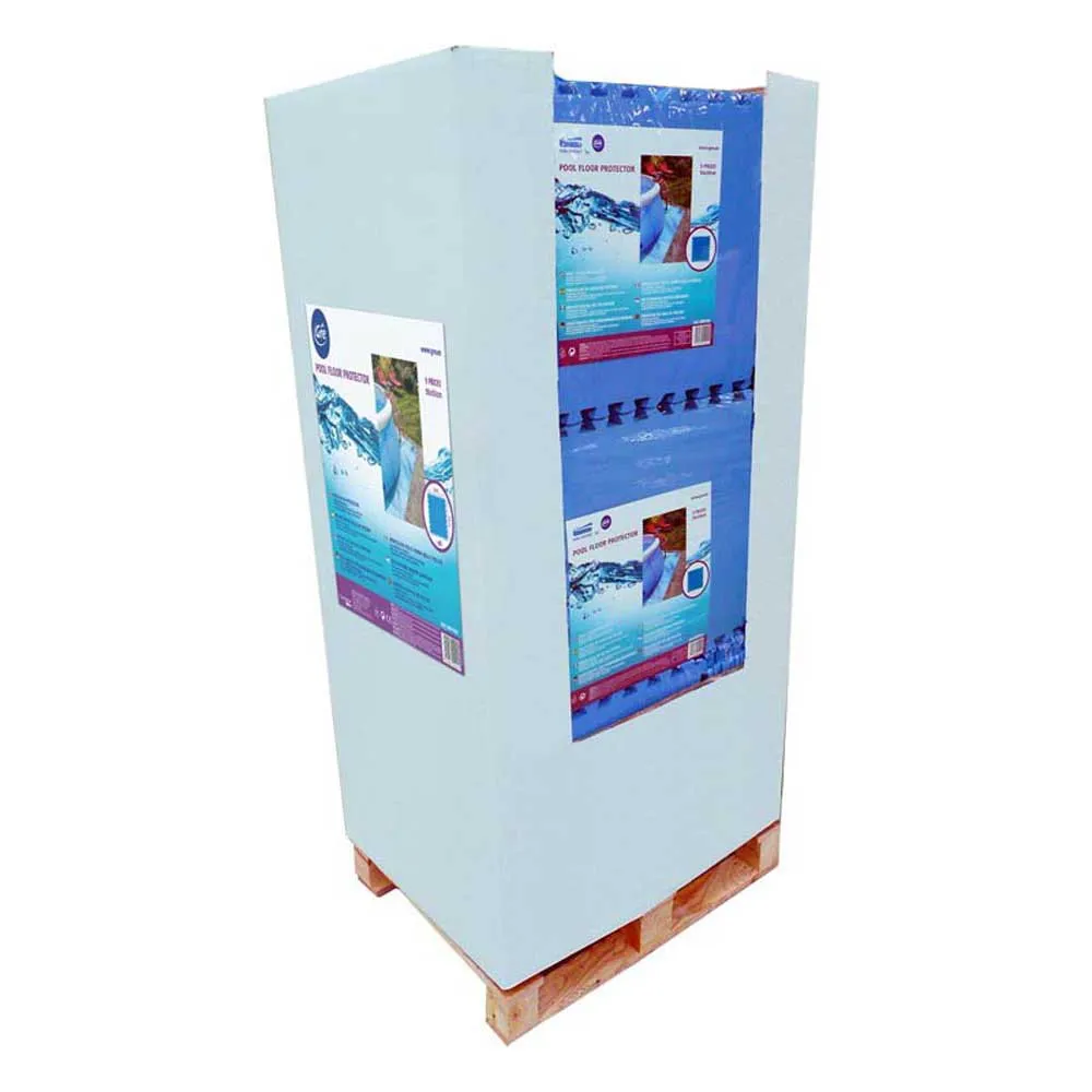 Gre Accessories Karton Mit 60 Stück Bodenschutzmatten Für Pools 4.5 Mm 9 Einheiten unisex, Blue, 50 x 50cm