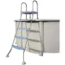Gre Accessories Leiter 2x4 Stufen, Silver / blue, 142cm