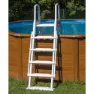 Gre Accessories Leiter Für Aufstellpools, Steel, 122-132cm
