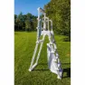 Gre Accessories Leiter Für Aufstellpools, Steel, 122-132cm
