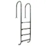 Gre Accessories Leiter Für Einbaupool 4 Stufen, Silver, One Size