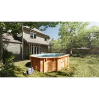Gre Accessories nade 2 Oval Schwimmbadauskleidung Aus Holz Gre Accessories nade 2 Oval Schwimmbadauskleidung Aus Holz