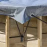 Gre Accessories Ovale Poolabdeckung Für Den Winter Canelle, Grey, 605 x 405cm