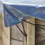 Gre Accessories Ovale Poolabdeckung Für Den Winter Canelle, Grey, 605 x 405cm