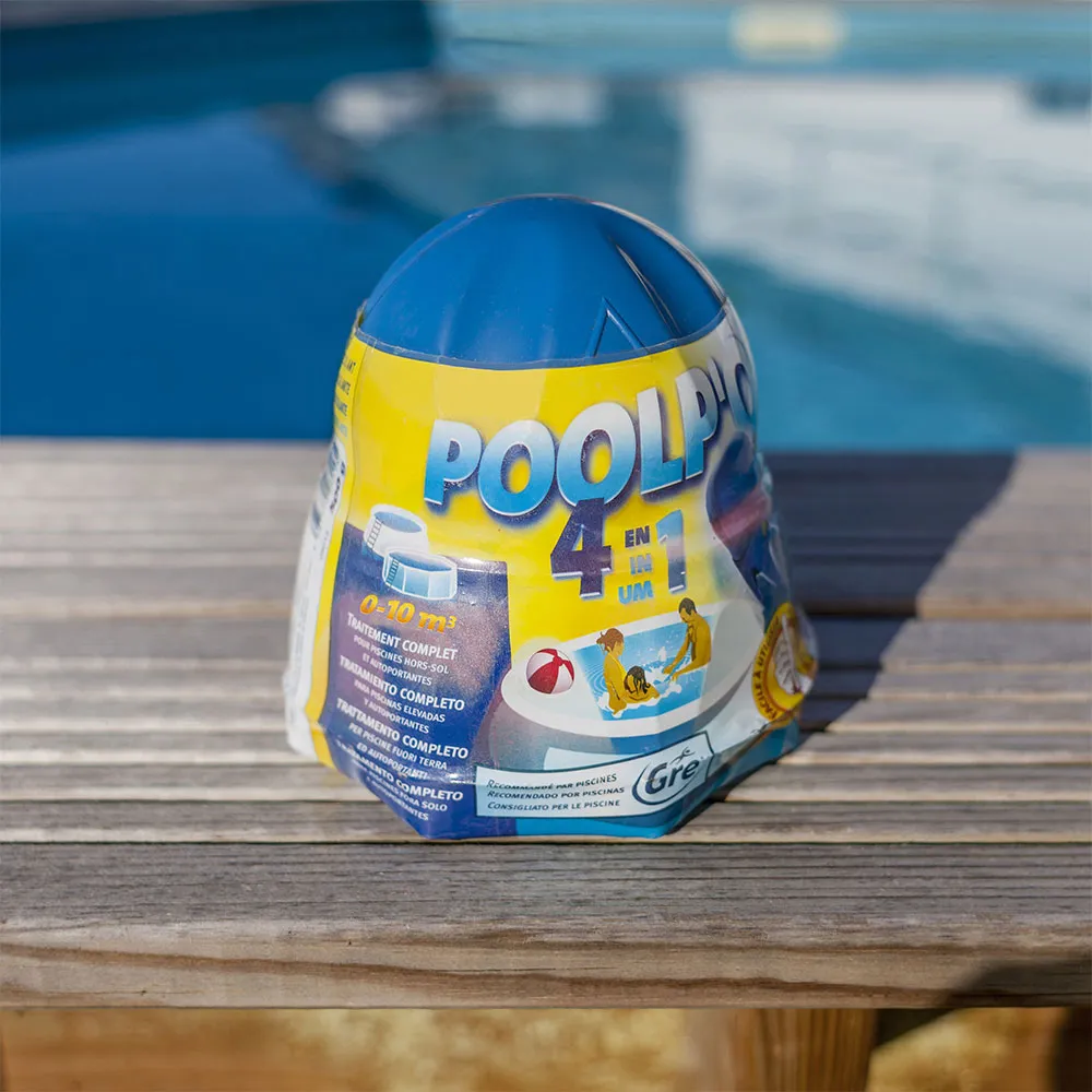 Gre Accessories Poolp´o ³ Multifunktionsbehandlung 4 Aktionen 10-20 M, Blue, 500g
