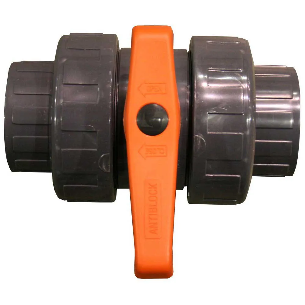 Gre Accessories Pvc Ball Pn16 Ventil, Black, 50mm Gre Accessories Pvc Ball Pn16 Ventil, Black, 50mm