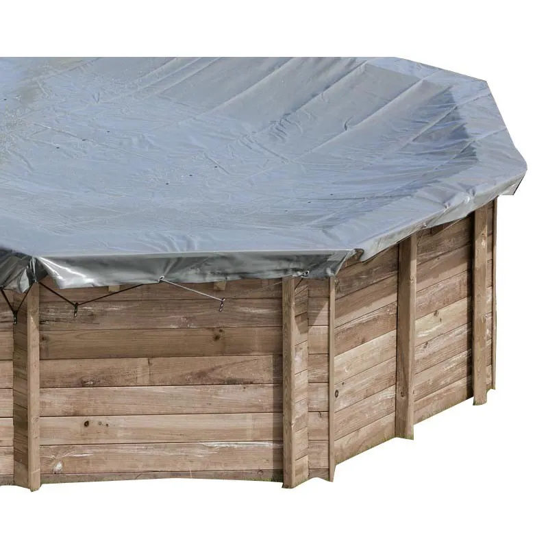 Gre Accessories Runde Winterabdeckung Für Violette, Grey, 581cm Gre Accessories Runde Winterabdeckung Für Violette, Grey, 581cm