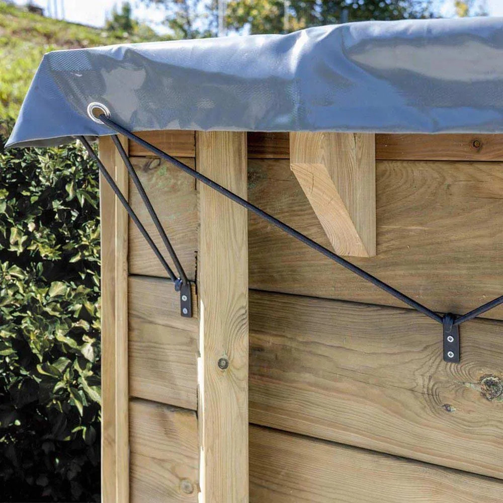 Gre Accessories Runde Winterabdeckung Für Violette, Grey, 581cm Gre Accessories Runde Winterabdeckung Für Violette, Grey, 581cm