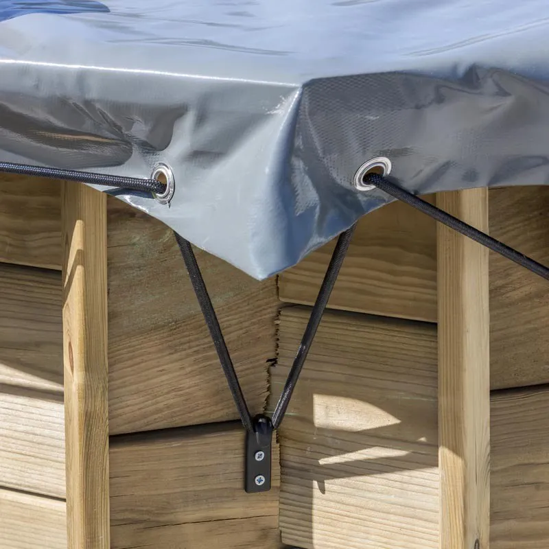 Gre Accessories Runde Winterabdeckung Für Violette, Grey, 581cm Gre Accessories Runde Winterabdeckung Für Violette, Grey, 581cm