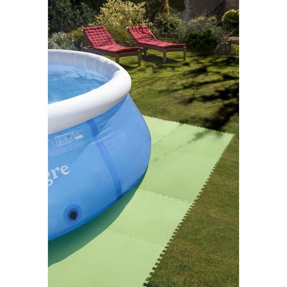 Gre Accessories Schwimmbadbodenschutz 4.5 Mm 9 Einheiten, Green, 81 x 81cm Gre Accessories Schwimmbadbodenschutz 4.5 Mm 9 Einheiten, Green, 81 x 81cm