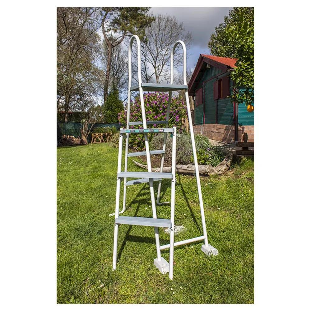 Gre Accessories Sicherheit 3-schritte Für Aufstellpools 120-130 Cm unisex, Galvanized steel, One Size Gre Accessories Sicherheit 3-schritte Für Aufstellpools 120-130 Cm unisex, Galvanized steel, One Size