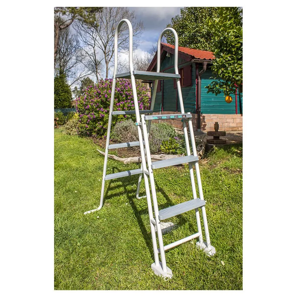 Gre Accessories Sicherheit 3-schritte Für Aufstellpools 120-130 Cm unisex, Galvanized steel, One Size Gre Accessories Sicherheit 3-schritte Für Aufstellpools 120-130 Cm unisex, Galvanized steel, One Size