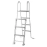 Gre Accessories Sicherheit 3-schritte Für Aufstellpools 120-130 Cm unisex, Galvanized steel, One Size