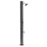 Gre Accessories Solar Dusche Aus Pvc Mit Fußhahn 35l, Black / silver, 214cm