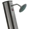 Gre Accessories Solar Dusche Aus Pvc Mit Fußhahn 35l, Black / silver, 214cm