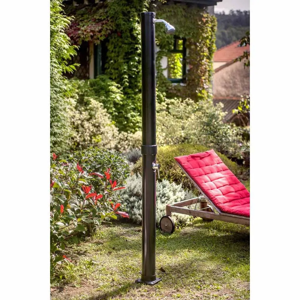 Gre Accessories Solar Gartendusche Pvc Teilbar 20l, Black, 20L Gre Accessories Solar Gartendusche Pvc Teilbar 20l, Black, 20L