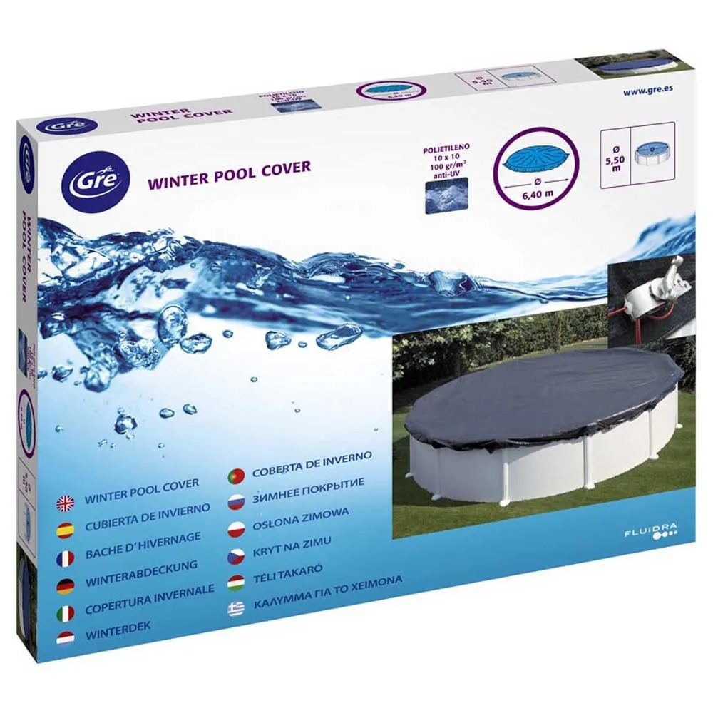 Gre Accessories Stahl Abdeckung Für Rundpools Premium unisex