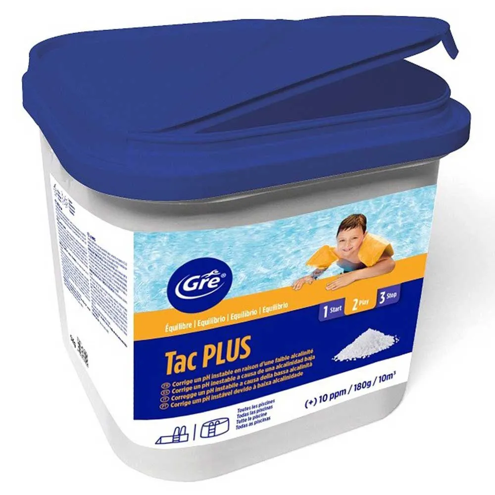 Gre Accessories Tac Plus Alkalinitätserhöhung 5kg, White, 5kg Gre Accessories Tac Plus Alkalinitätserhöhung 5kg, White, 5kg