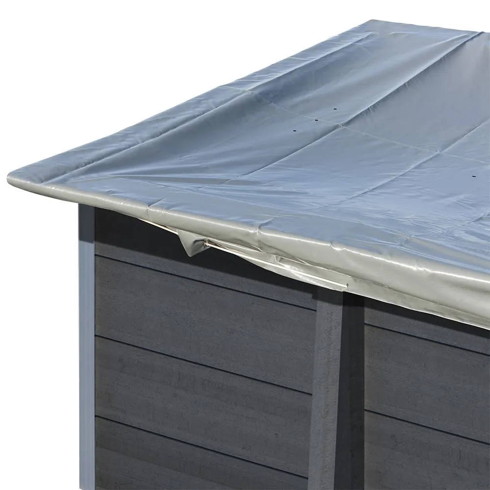 Gre Accessories Winterabdeckung Für Quadratischen Pool, Grey, 376 x 376cm Gre Accessories Winterabdeckung Für Quadratischen Pool, Grey, 376 x 376cm
