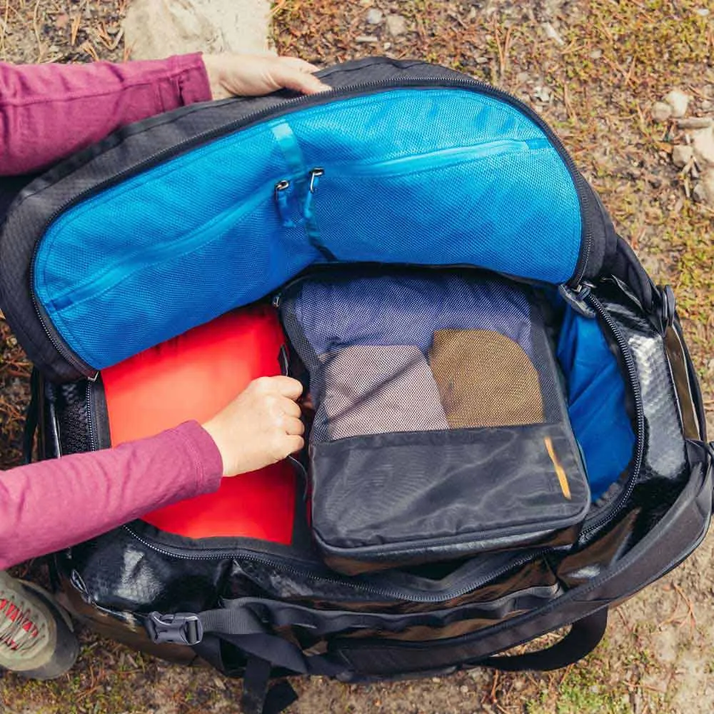 Gregory Alpaca 100l Duffelbag, Obsidian black Gregory Alpaca 100l Duffelbag, Obsidian black