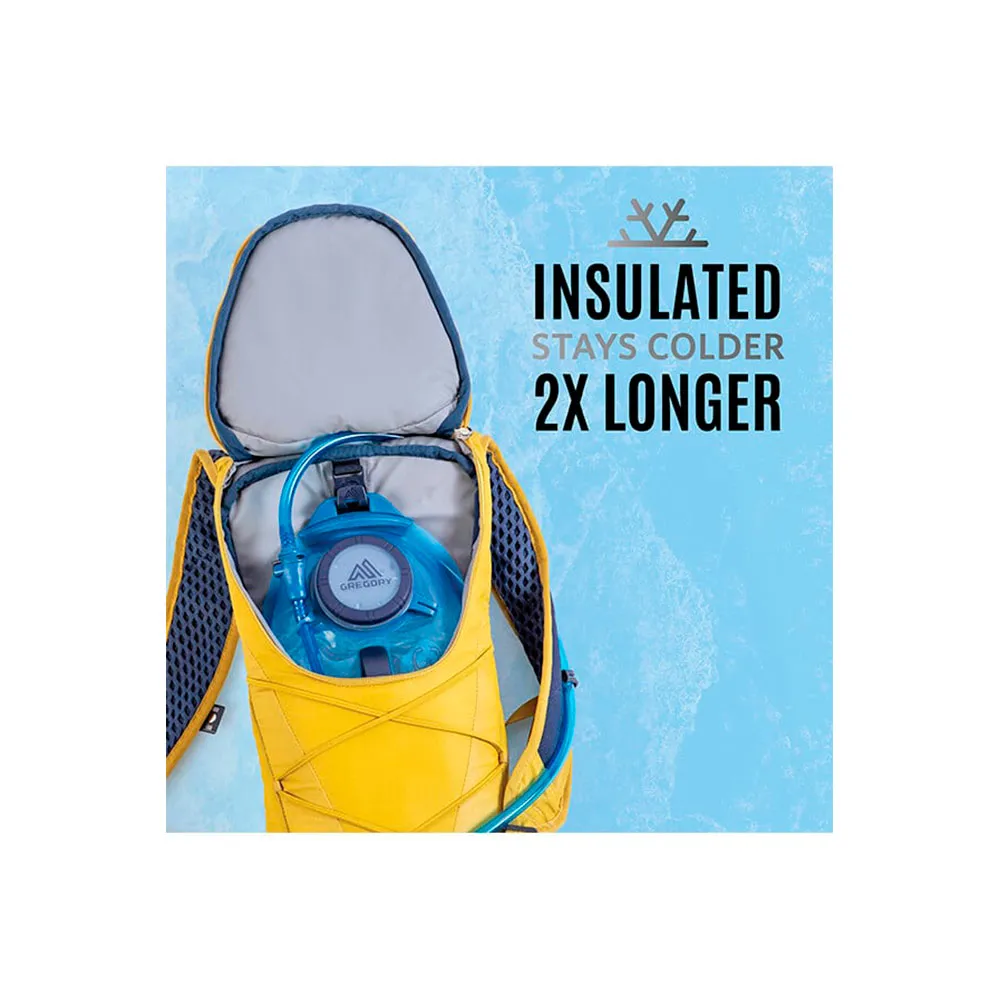 Gregory Pace 6 H2o 6l + 2l Trinkrucksack Für Damen, Mineral yellow, One Size Gregory Pace 6 H2o 6l + 2l Trinkrucksack Für Damen, Mineral yellow, One Size