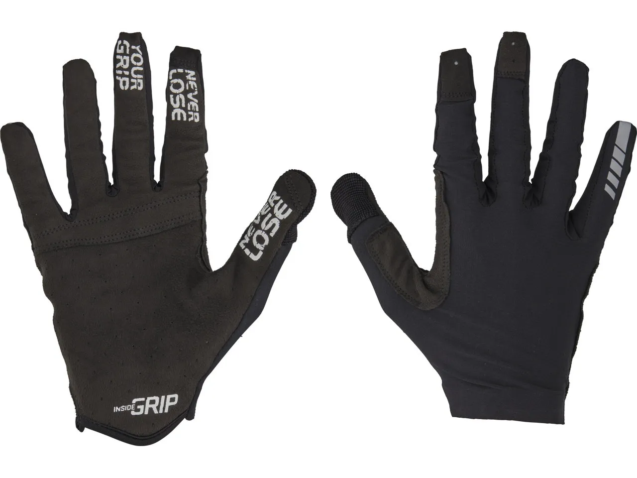 GripGrab Aerolite InsideGrip Ganzfinger-Handschuhe, Black GripGrab Aerolite InsideGrip Ganzfinger-Handschuhe, Black
