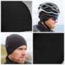 GripGrab Freedom Warp Knitted Seamless Mütze, Black