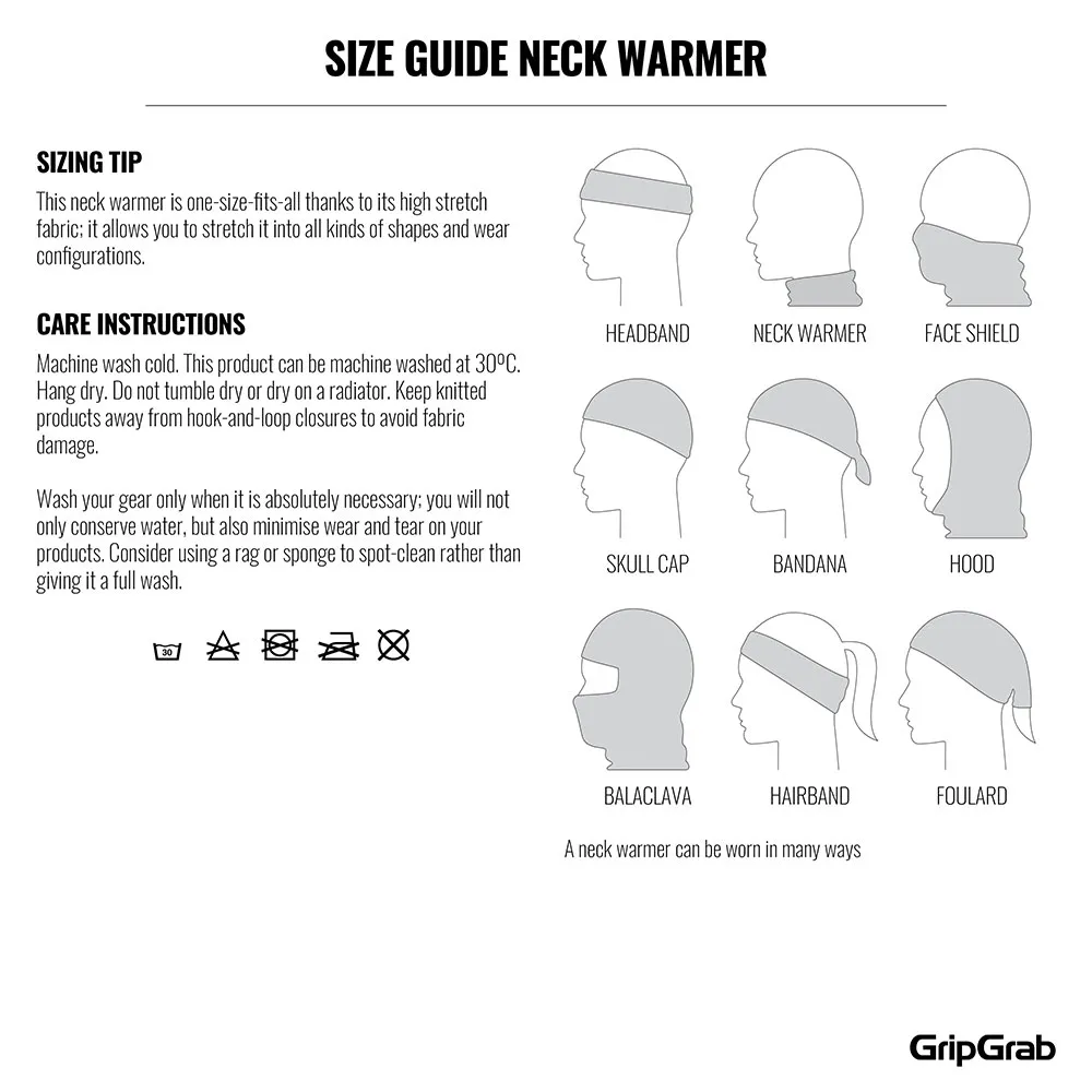 GripGrab Freedom Warp Knitted Seamless Nackenwärmer GripGrab Freedom Warp Knitted Seamless Nackenwärmer