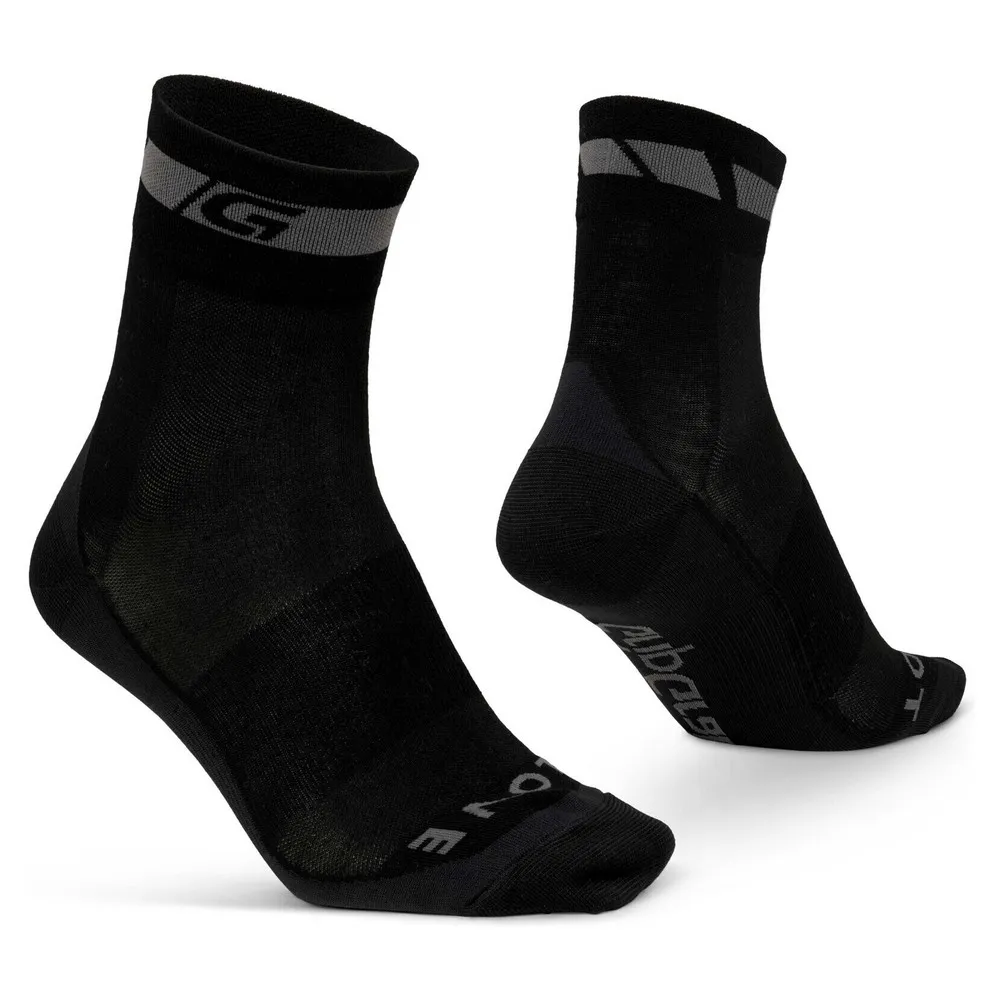 GripGrab Merino Regular Socken, Black GripGrab Merino Regular Socken, Black