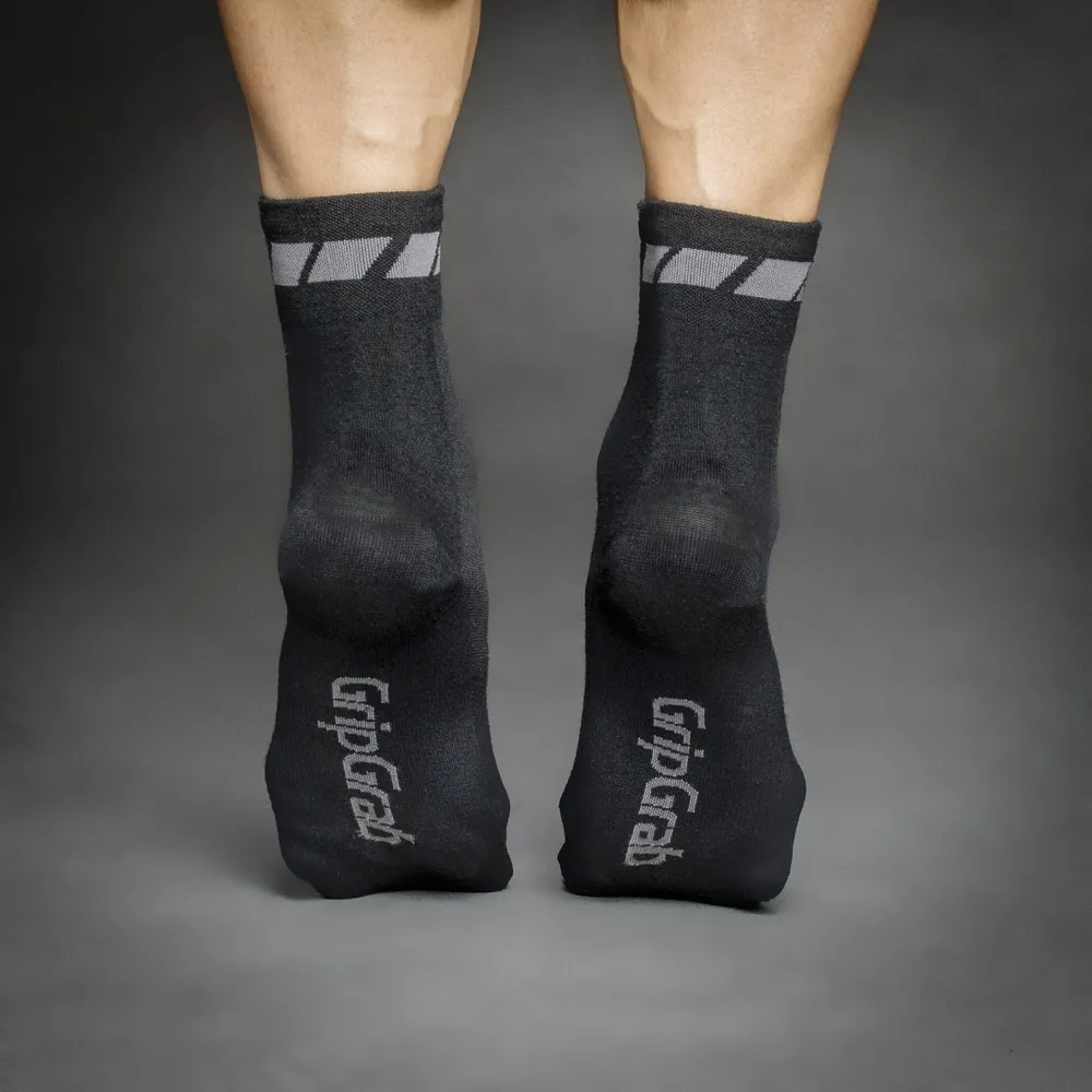GripGrab Merino Regular Socken, Black GripGrab Merino Regular Socken, Black