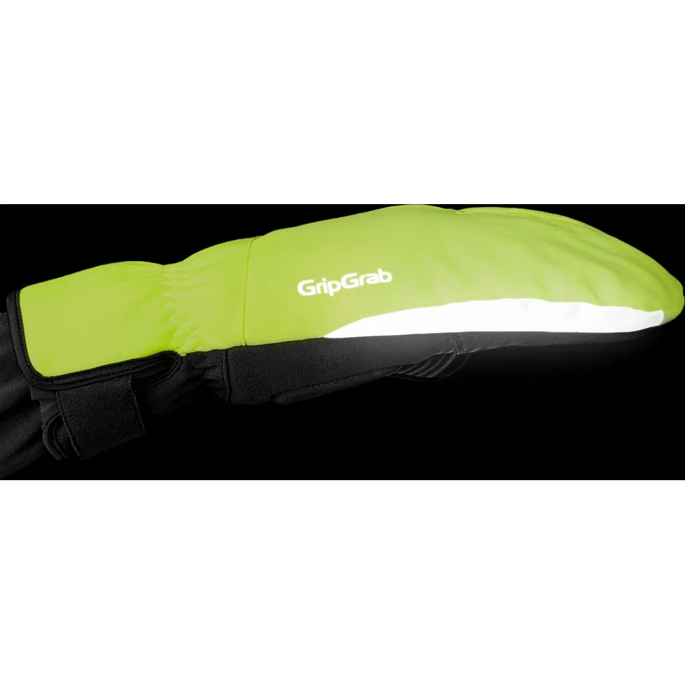 GripGrab Nordic 2 Fausthandschuhe Refurbished, Yellow hi-vis GripGrab Nordic 2 Fausthandschuhe Refurbished, Yellow hi-vis
