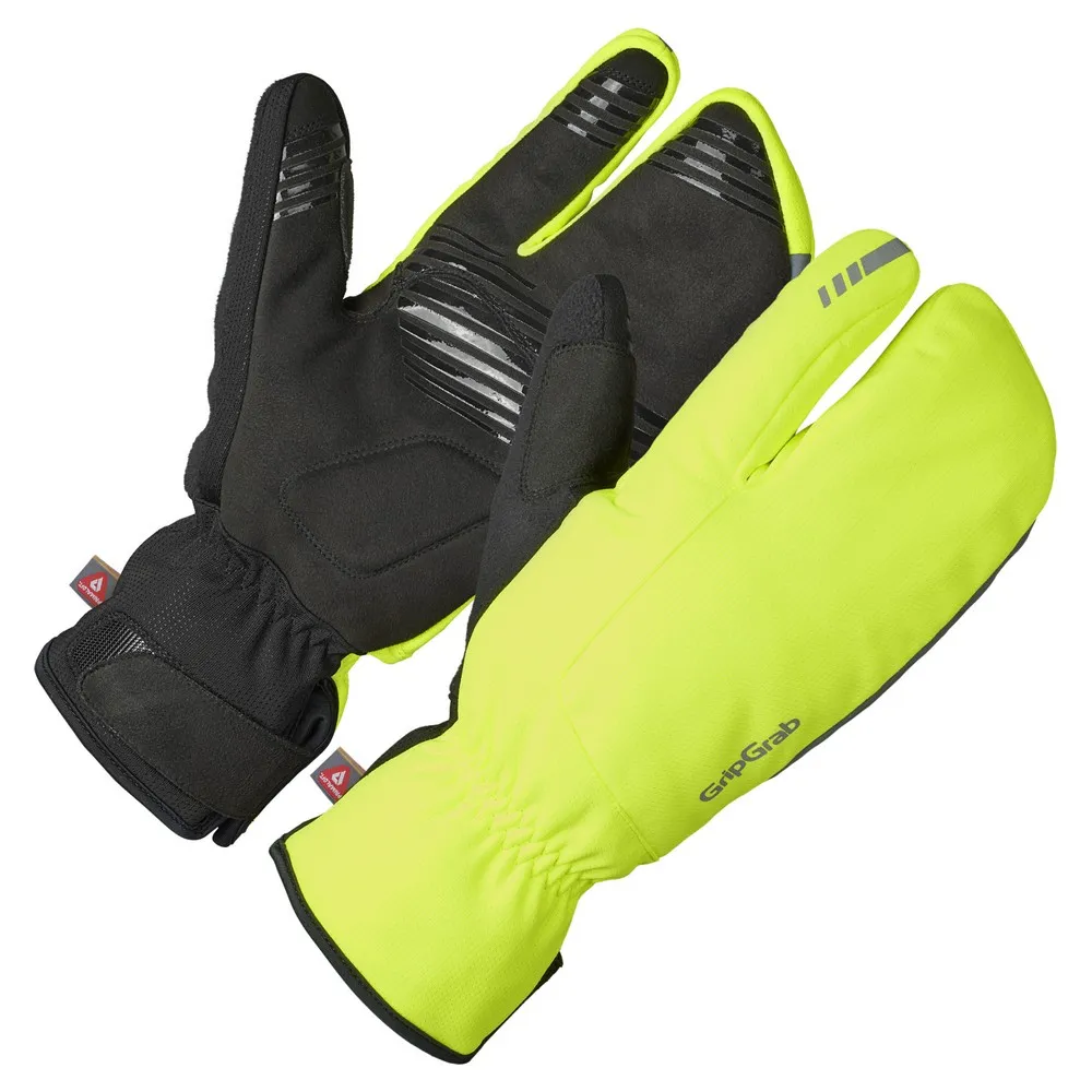 GripGrab Nordic 2 Fausthandschuhe Refurbished, Yellow hi-vis GripGrab Nordic 2 Fausthandschuhe Refurbished, Yellow hi-vis