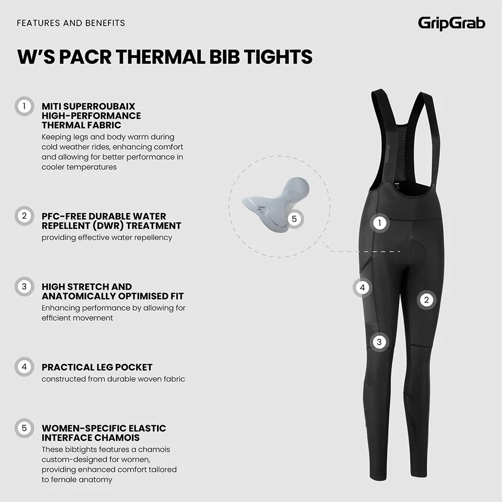 GripGrab PACR Thermal Bib Tights Trägerhose GripGrab PACR Thermal Bib Tights Trägerhose