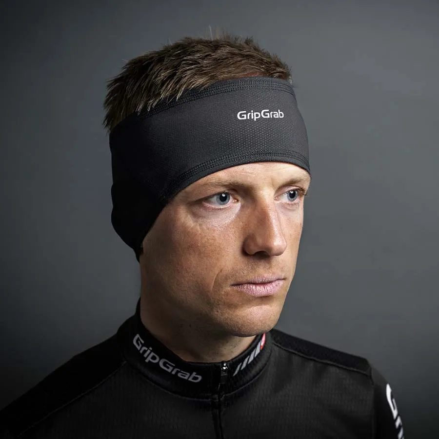 GripGrab Windster Stirnband, Black GripGrab Windster Stirnband, Black