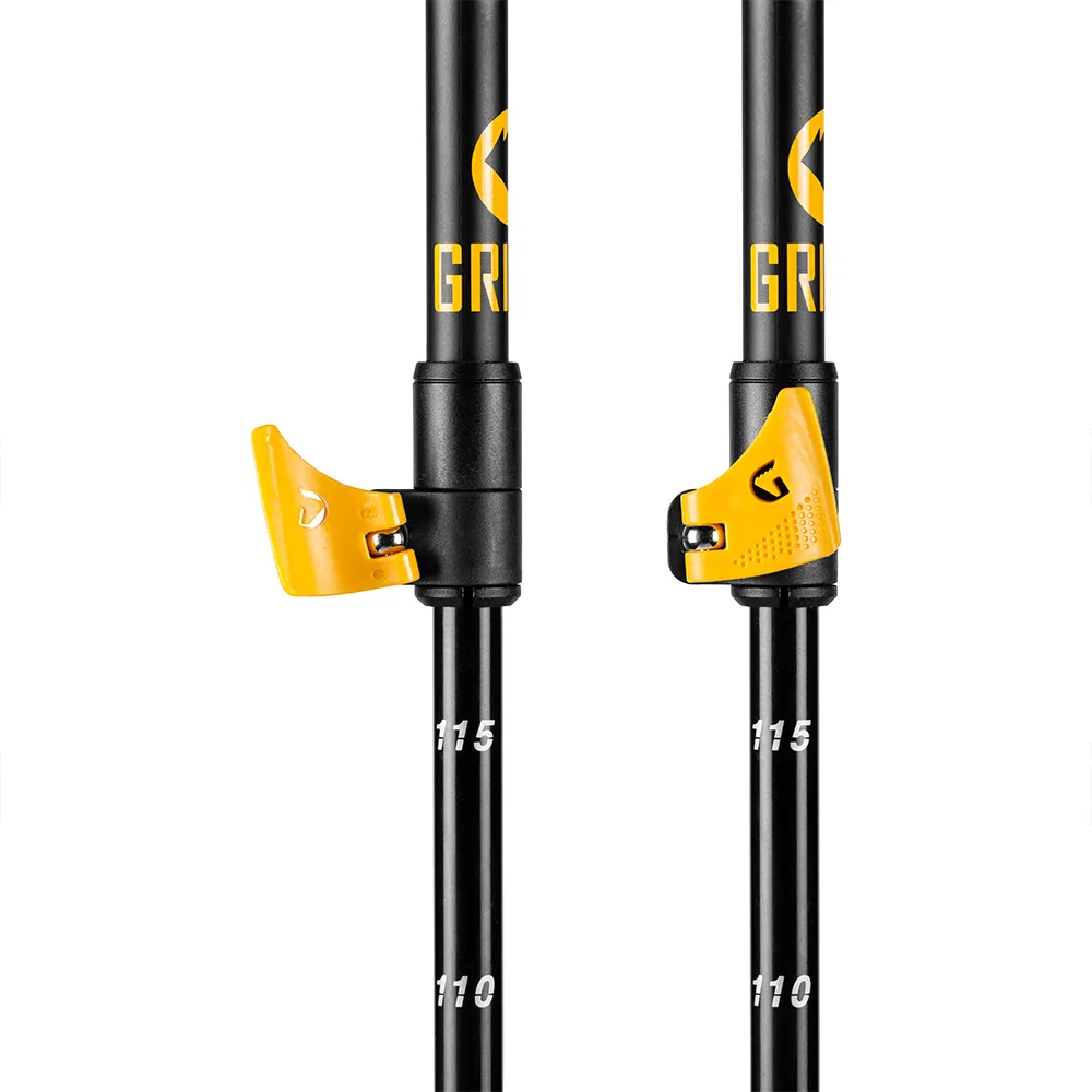 Grivel Explorer Vario 3 Stöcke, Black / yellow, 110-140cm Grivel Explorer Vario 3 Stöcke, Black / yellow, 110-140cm