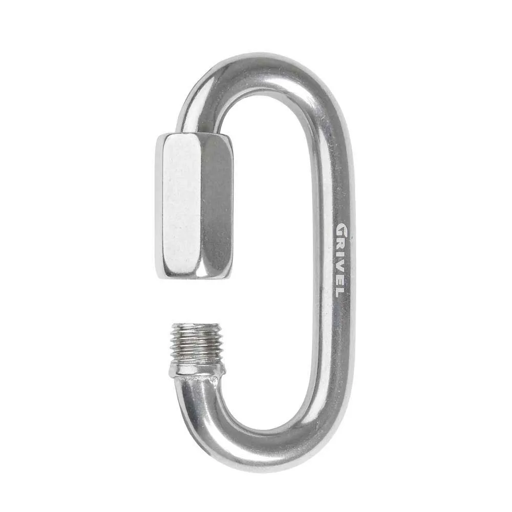 Grivel G-maillon 8 Mm Bohrhakenlasche 5 Einheiten, Silver, One Size Grivel G-maillon 8 Mm Bohrhakenlasche 5 Einheiten, Silver, One Size