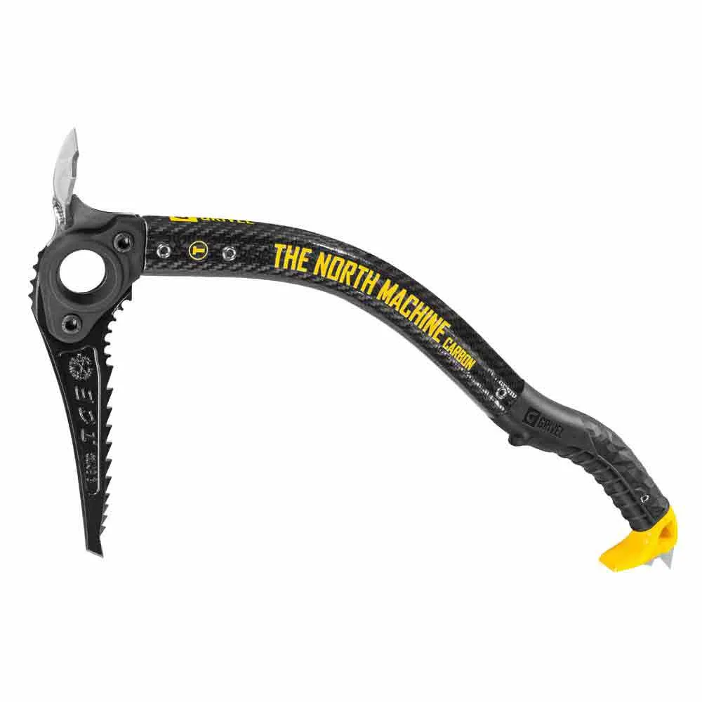 Grivel The North Machine Carbon+adze Vario Eispickel, Black Grivel The North Machine Carbon+adze Vario Eispickel, Black