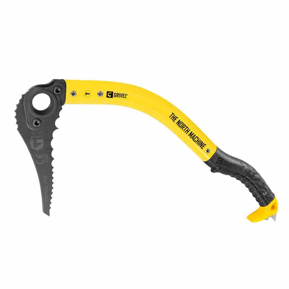 Grivel The North Machine Total+simple Vario Eispickel, Yellow Grivel The North Machine Total+simple Vario Eispickel, Yellow