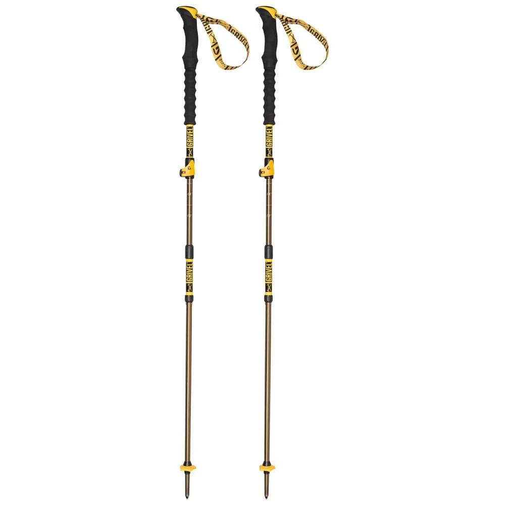 Grivel Trail Vario Stöcke, Black, 112-130cm Grivel Trail Vario Stöcke, Black, 112-130cm