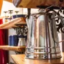 GSI Edelstahl Glacier Kaffe Perkolator 14 Tasse, Silver, One Size