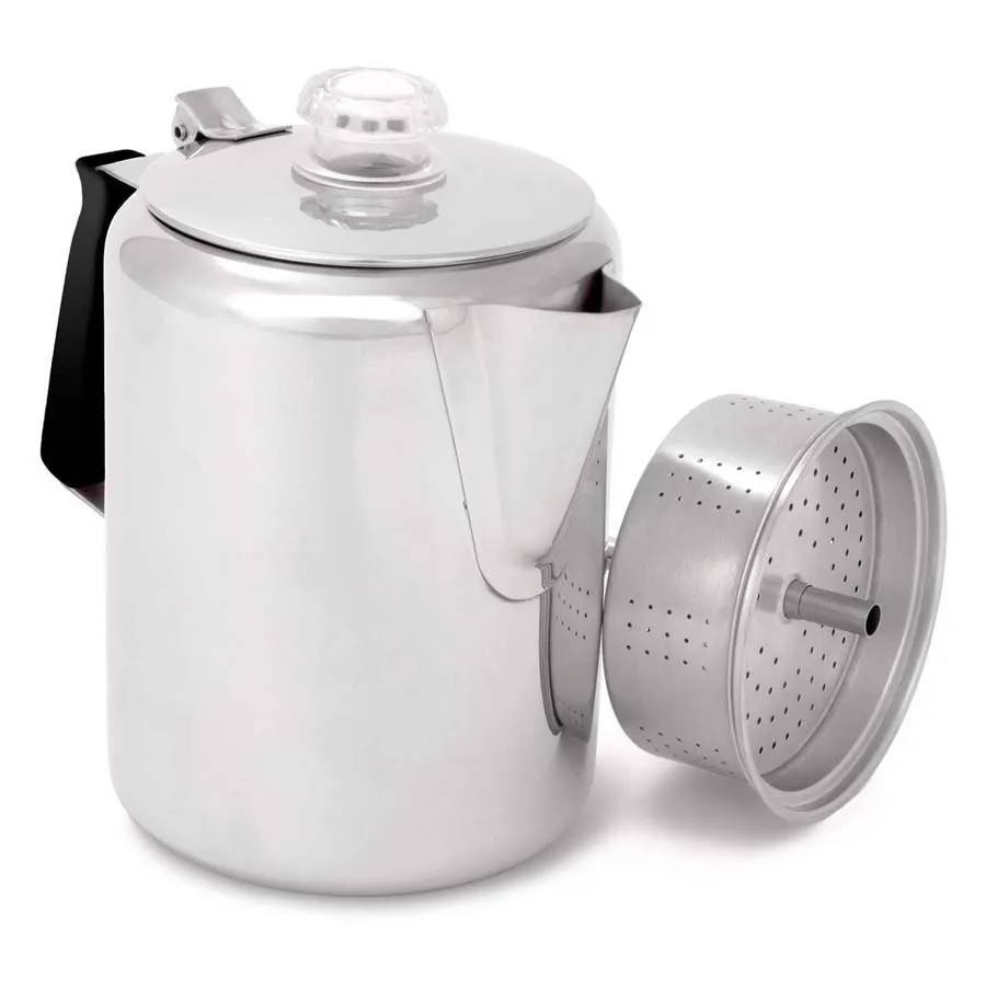 GSI Edelstahl Glacier Kaffeemaschine 8 Tasse GSI Edelstahl Glacier Kaffeemaschine 8 Tasse